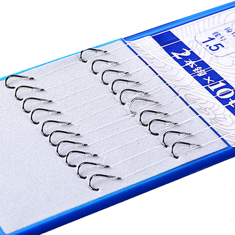 Fishing Hook Barbless - 10 paia di ami da pesca