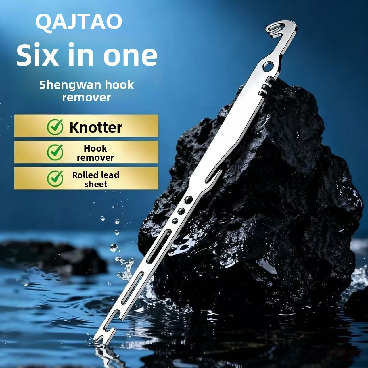 Fishing Hook Remover - QAJTAO 4 pezzi, strumento per rimuovere